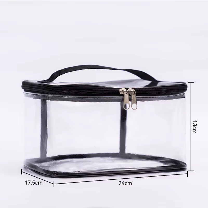 Transparent Mesh Zipper Toy Storage Bag - Large Capacity Puzzle and Block Organi