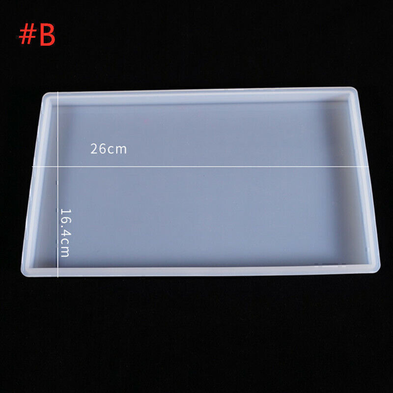 USA Rectangular Coaster Mold Resin Epoxy Casting Silicone Fruit Tray Mould Tools