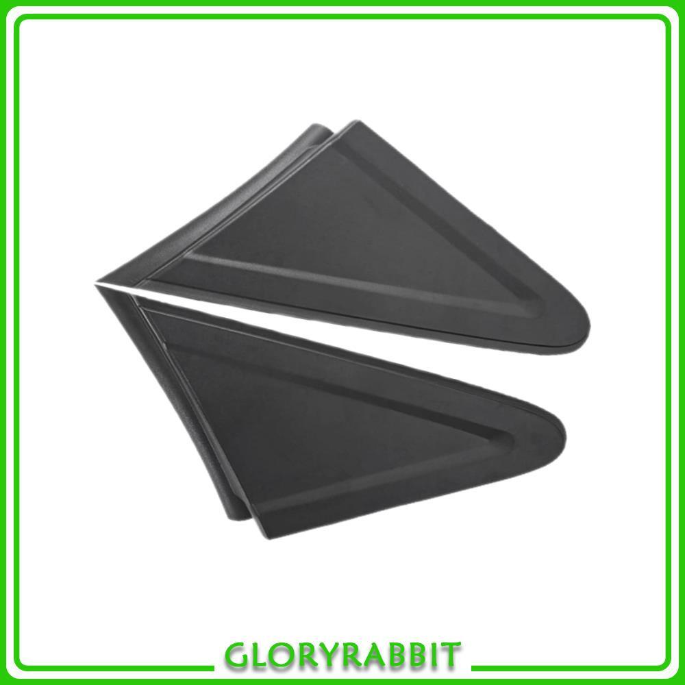 Front Exterior Pillar Left & Right Corner Trim Black for 2012-2015 Civic