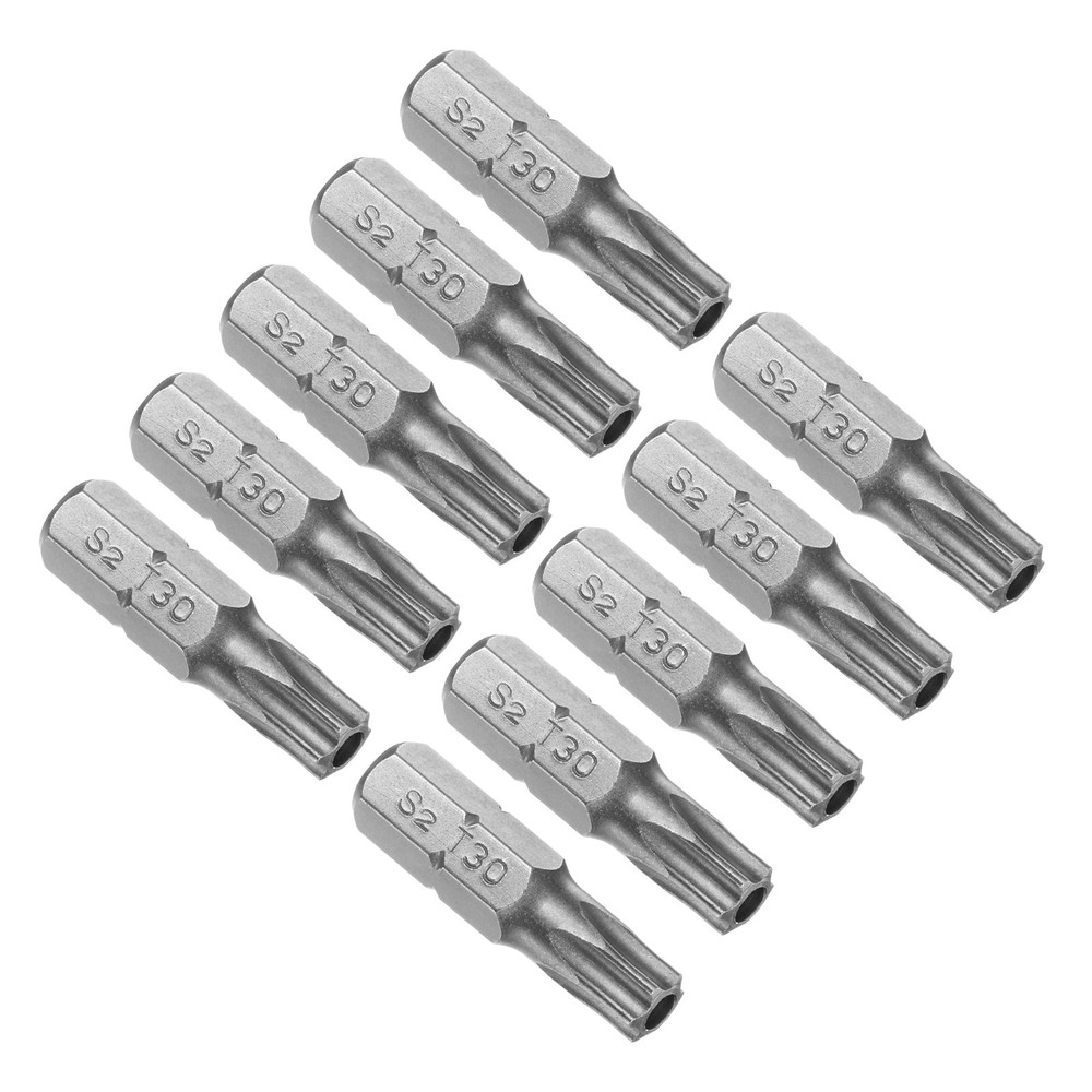 10pcs T30 Torx Screwdriver Bits 1/4