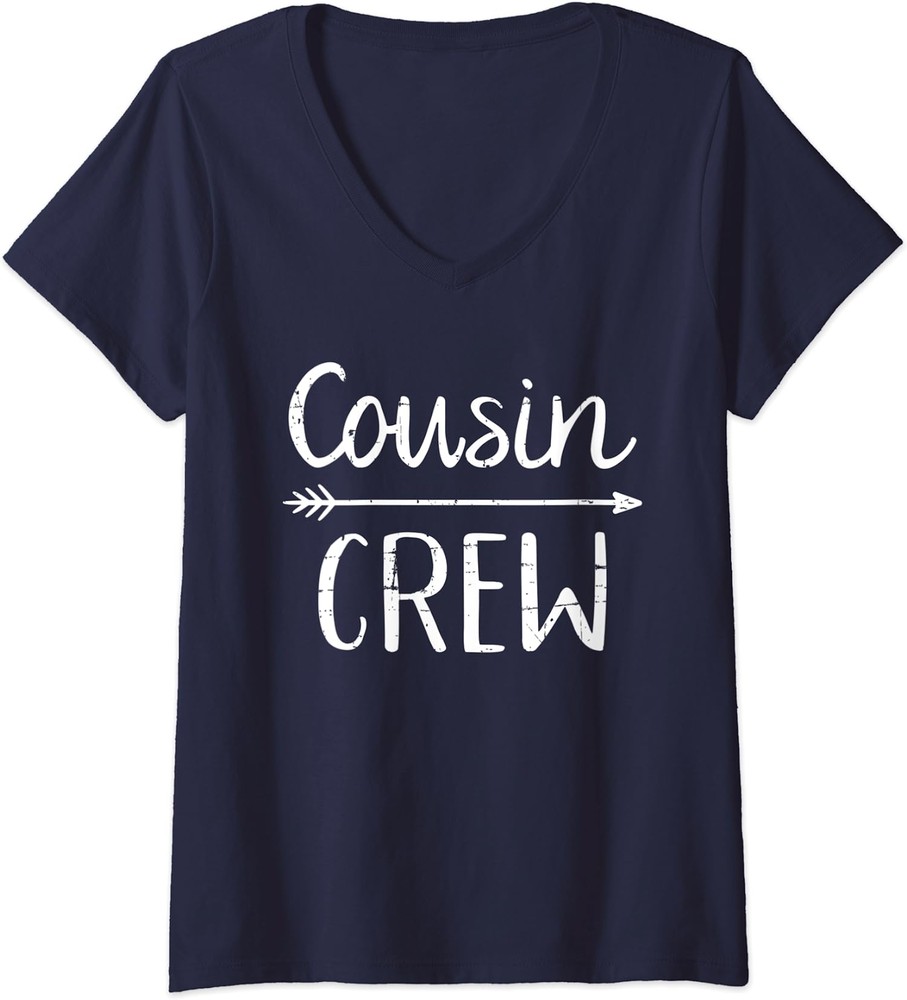 Cousin Crew Funny Quotes Humor Funny Gift Ladies' V-Neck Tshirt