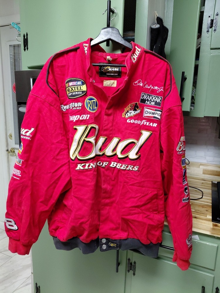 Vintage Chase Authentic NASCAR Dale Earnhardt Jr Bud Nextel Jacket Size 3XL