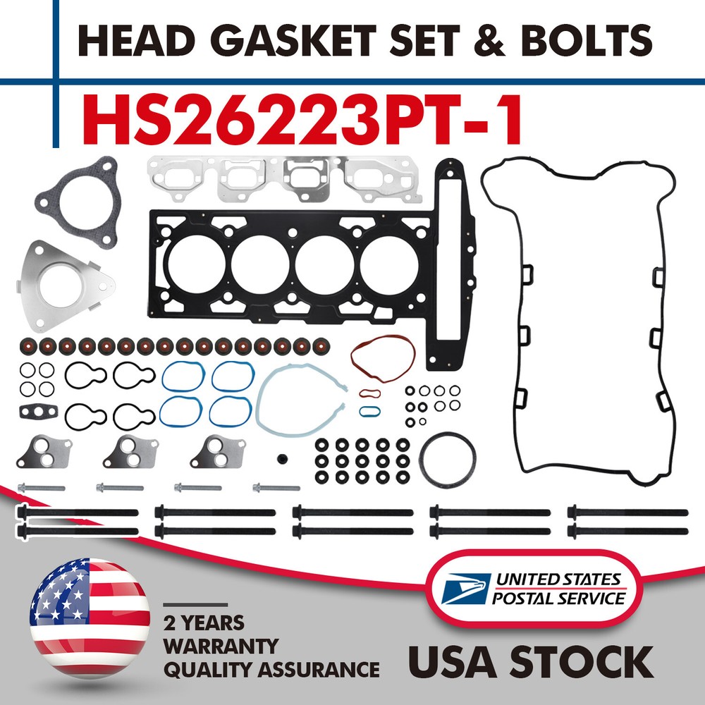 Fit 2002-06 GM 2.2L DOHC Ecotec Head Gasket Set + Bolts Kit Z22SE L61 L42 Engine