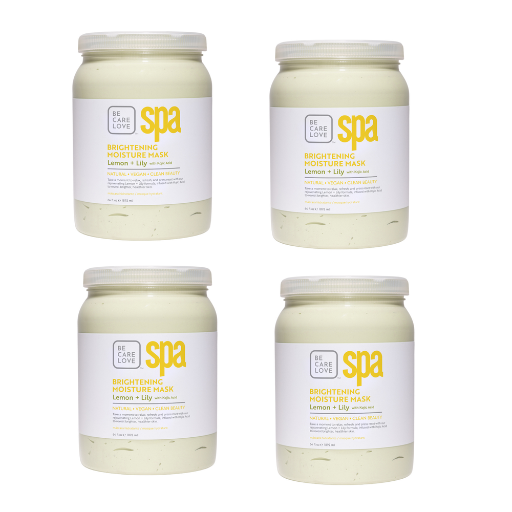 BCL SPA Moisture Mask Brightening Lemon + Lily, 64 oz. Case Pack Of 4