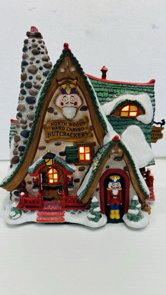 Dept 56 North Pole Series “Hand Carved Nutcracker Factory” 56753 Excellent !