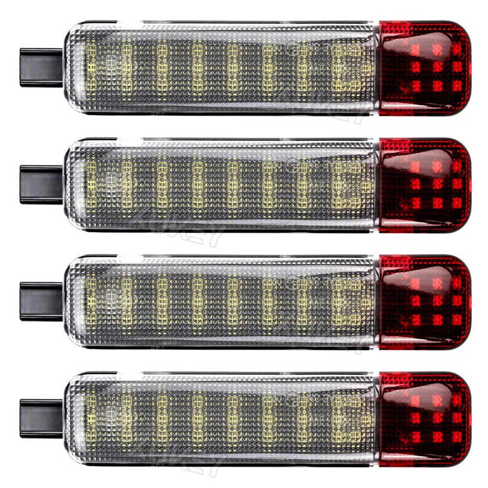 4x Car Interior Door Panel Courtesy LED Light For Chevy Silverado 95-07 DOT SAE