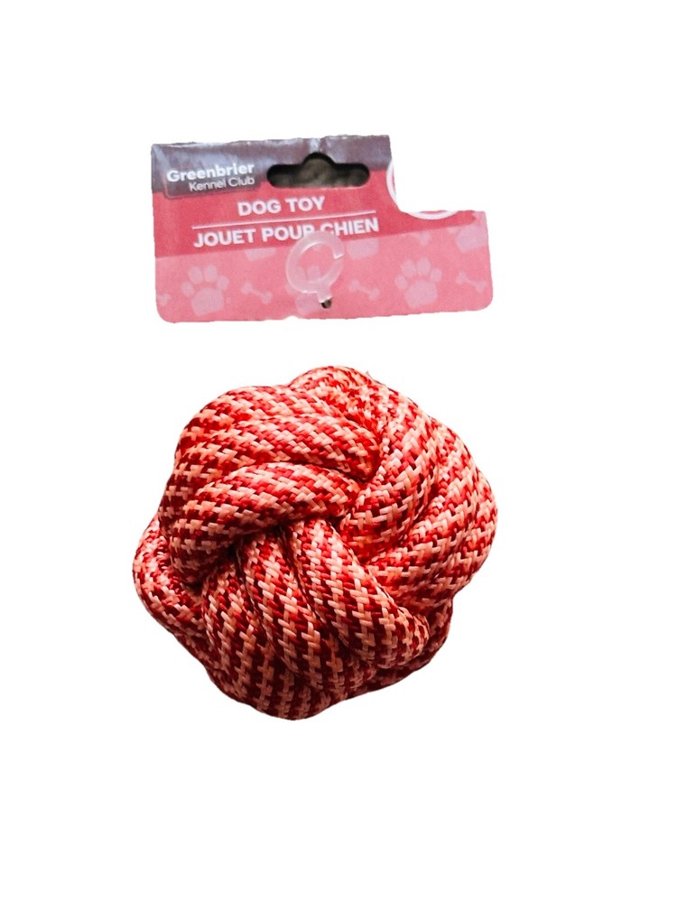 Dog Chew Toy Rope Heavy Duty Chewers, Dog Ball for Dogs,  Multicolor 3 In