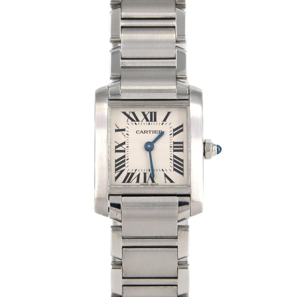 Cartier Tank Francaise SM W51008Q3 Stainless Steel Quartz Watch