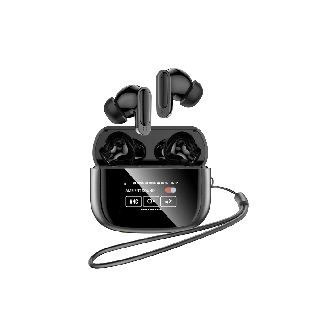 2024 Smart Touchscreen Wireless Bluetooth Earbuds with Noise Cancellation-image