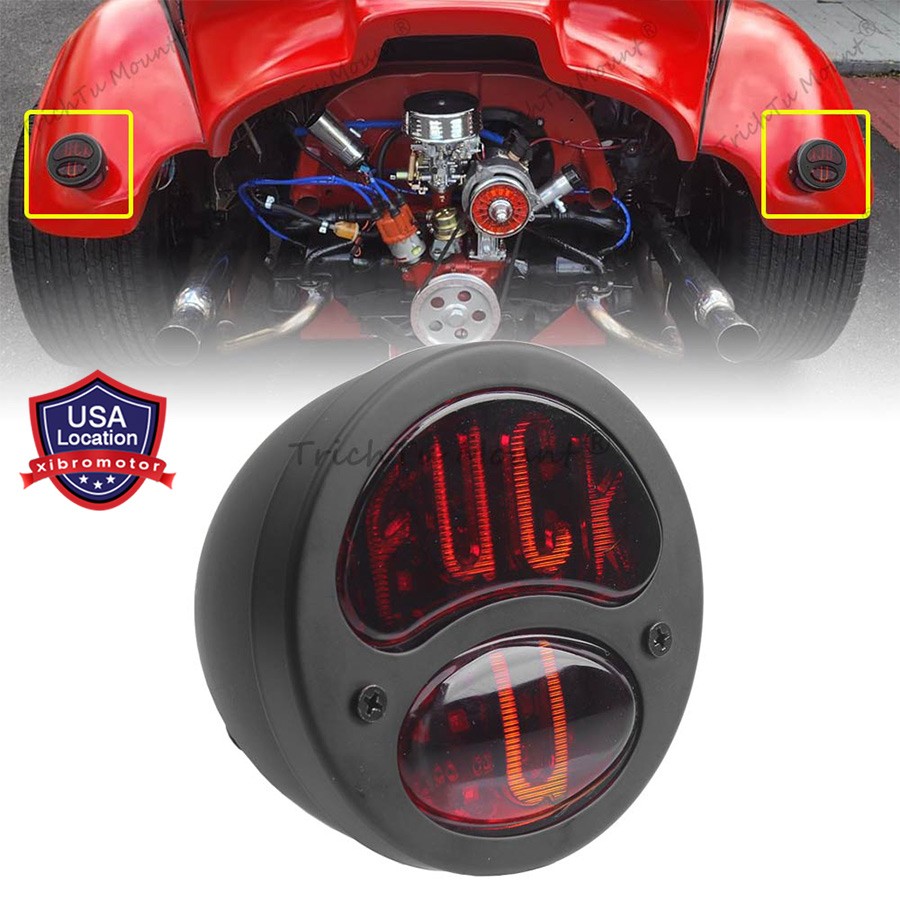 Universal LED Retro Brake Stop Tail Light 12V For 28-1931 Ford Model A Chopper