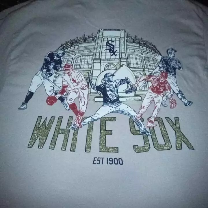 CHICAGO WHITE SOX Baseball Retro 2021 Sga New XL T-Shirt