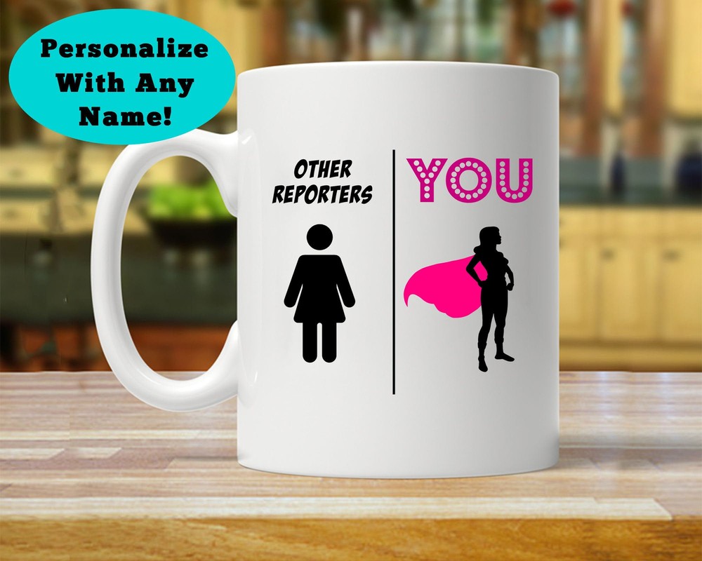 Reporter Gift Personalized Reporter Gift Reporter Mug