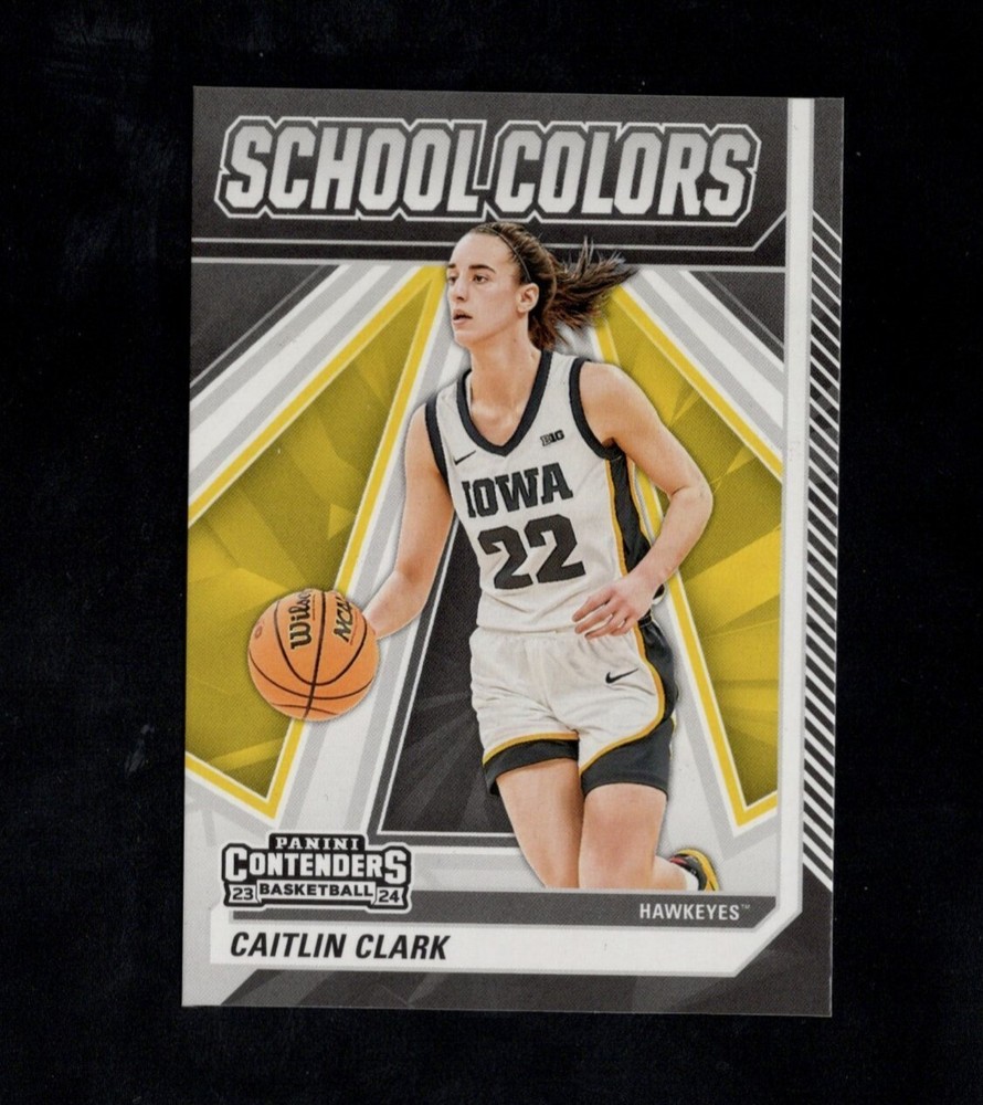 Baloncesto Panini Contenders School Colors #SC2 2024 Caitlin Clark Iowa Hawkeyes