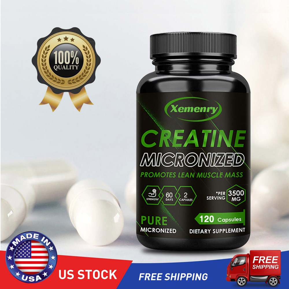 Creatine Micronized 3500mg - Support Energy & Endurance Boost, High-Quality
