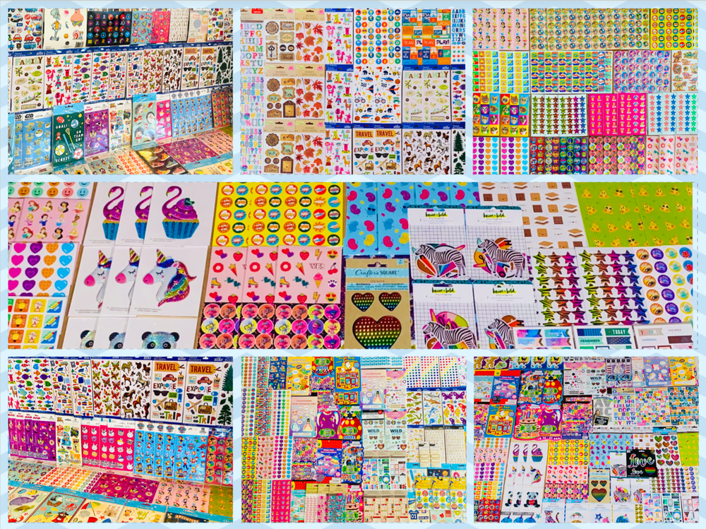 Cartoon Stickers Bundle - 30+ Fun Themes for Kids, Teens & Teachers