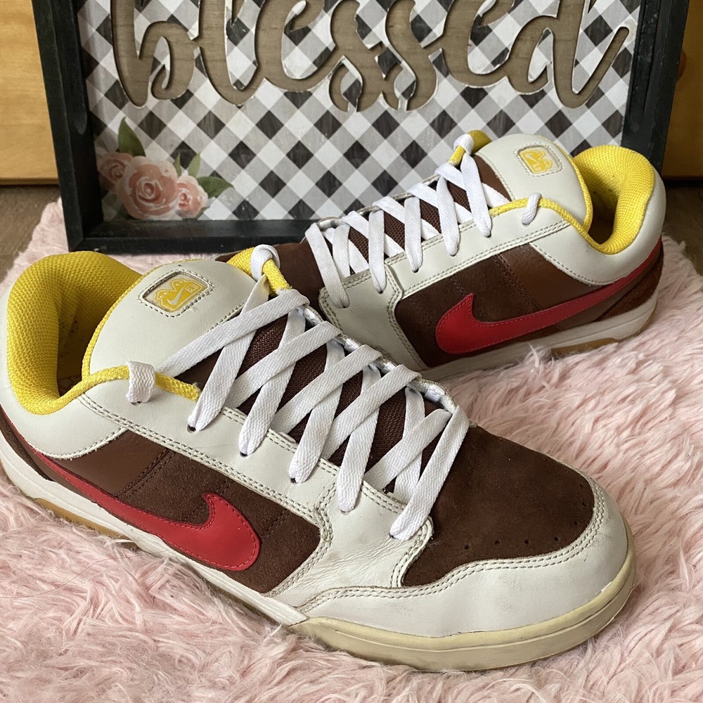 Nike Air Morgan 6.0 Vintage Skate Shoes Dunk Low Athletic Men's Size 12