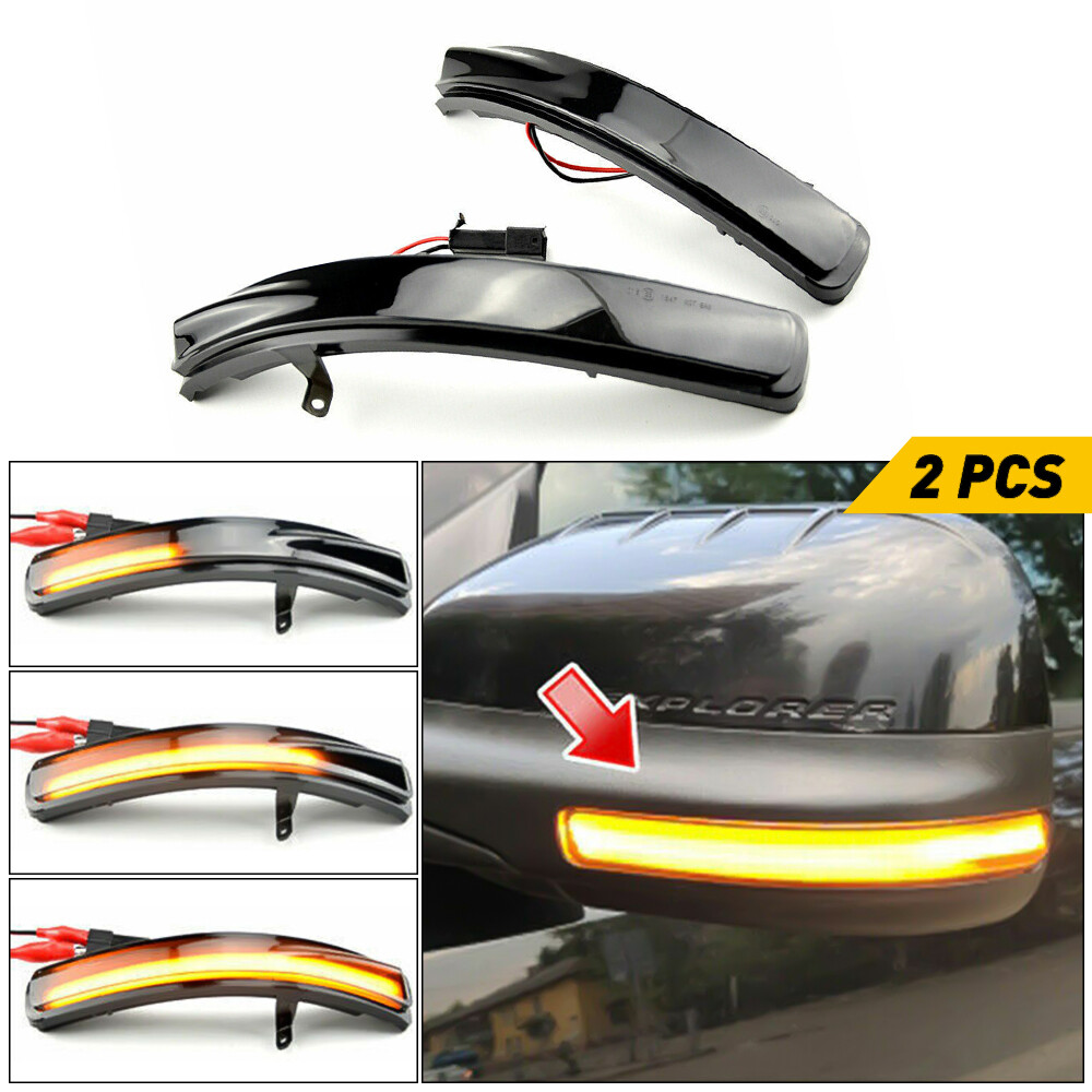 2011-2019 Ford Explorer Sequential Amber LED Side Mirror Turn Signal Light