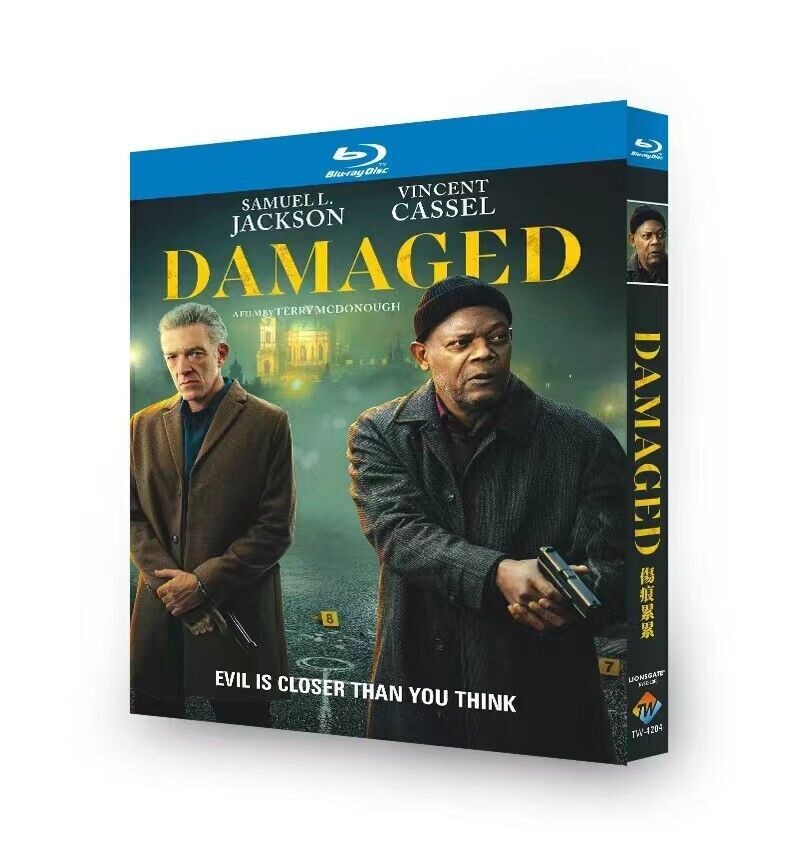 Damaged (2024) BD Movie TV Film 1 Disc All Region Free New Box Set