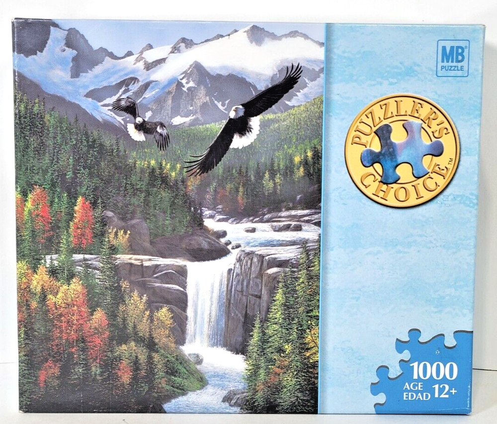 Hasbro Puzzler's Choice Eagles , 1000 pc Puzzle-Age 12+ 