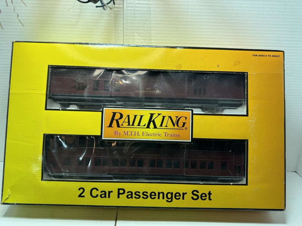 Boston & Maine O Gauge 60ft Madison Combo Diner 2-Car Set