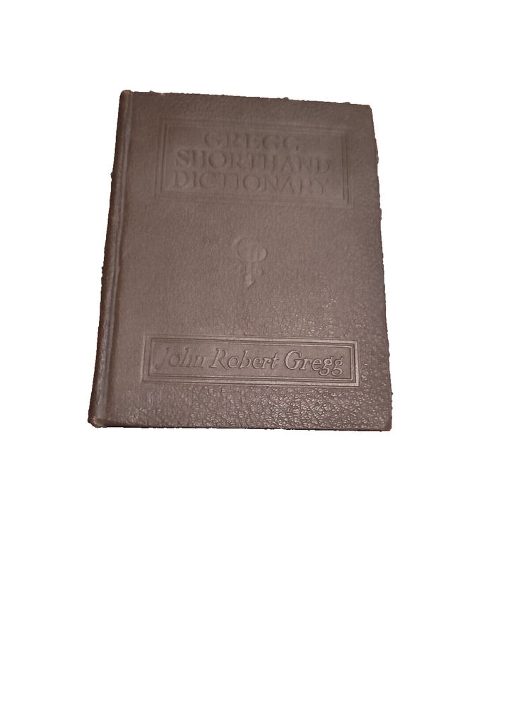 1930 Gregg Shorthand Dictionary Anniversary Edition - USED