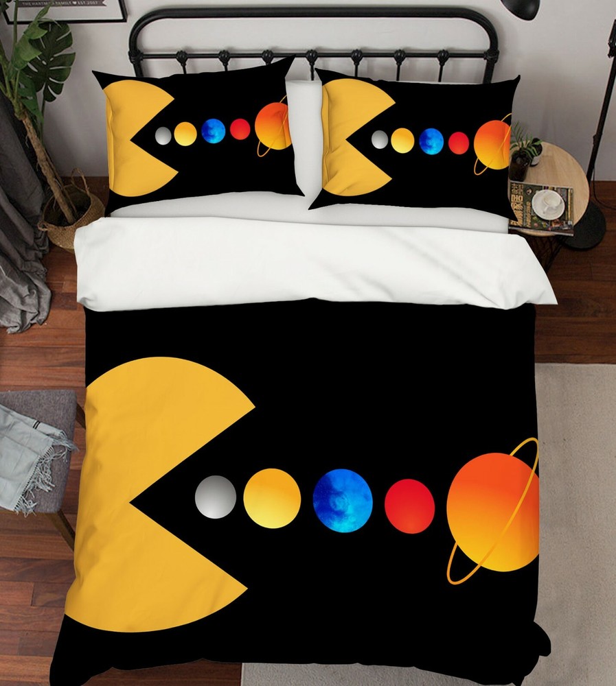 3D Planet Monster A173 Bed Pillowcases Quilt Duvet Cover Boris Draschoff Zoe