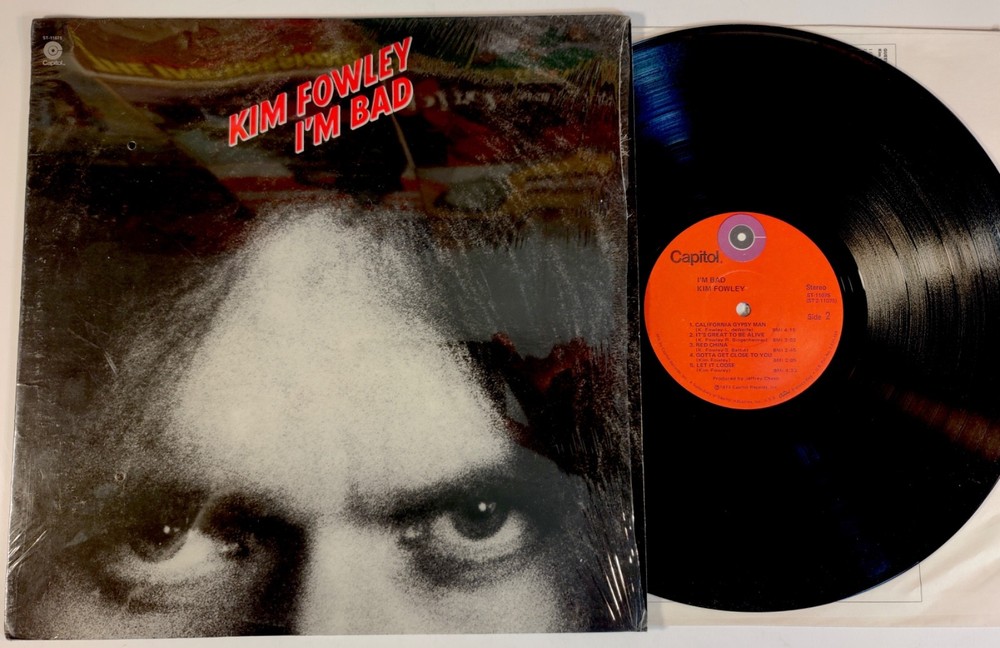 Kim Fowley I’m Bad LP Still in shrink