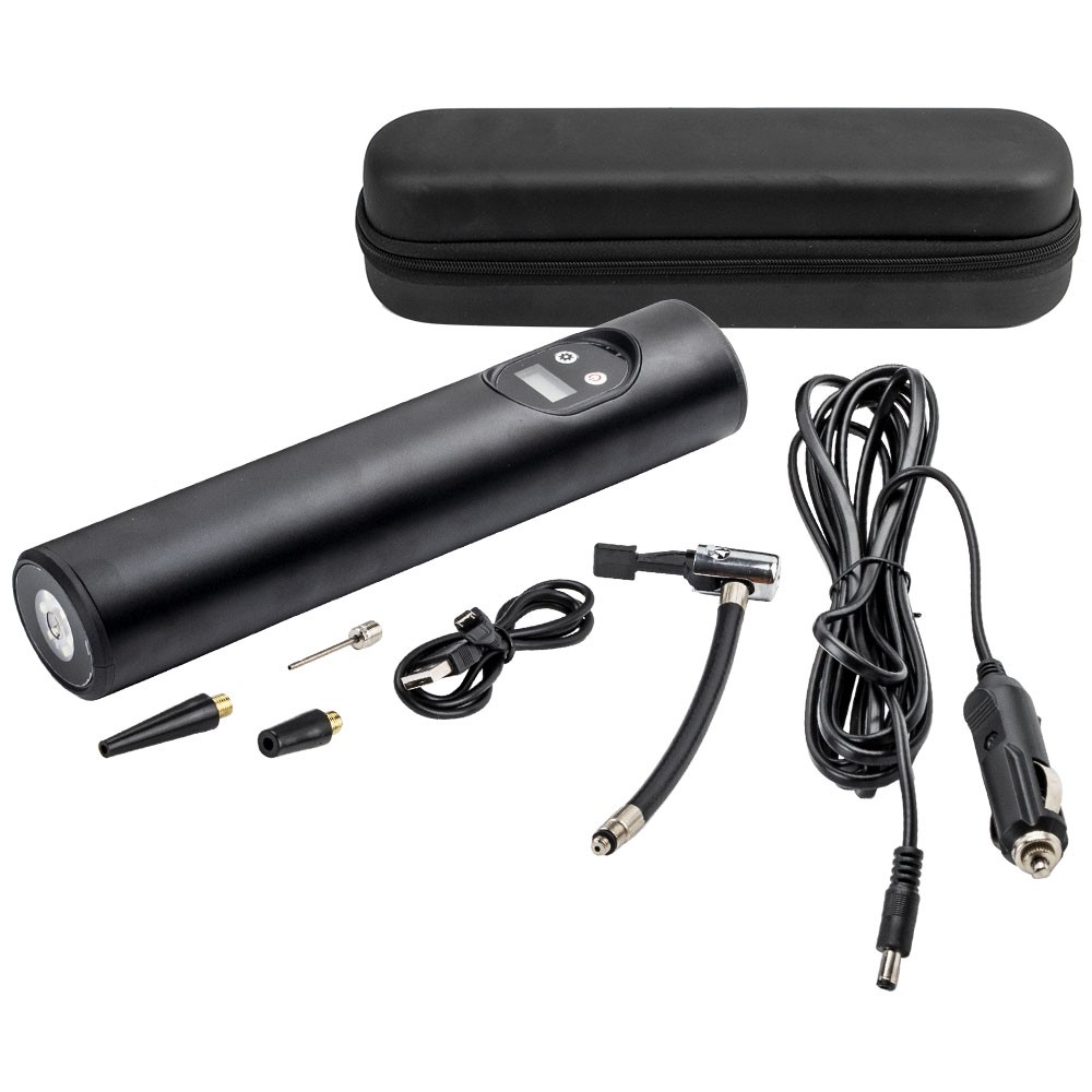 Portable Air Compressor Mini Air Inflator Hand Held Tire Pump with USB Cable