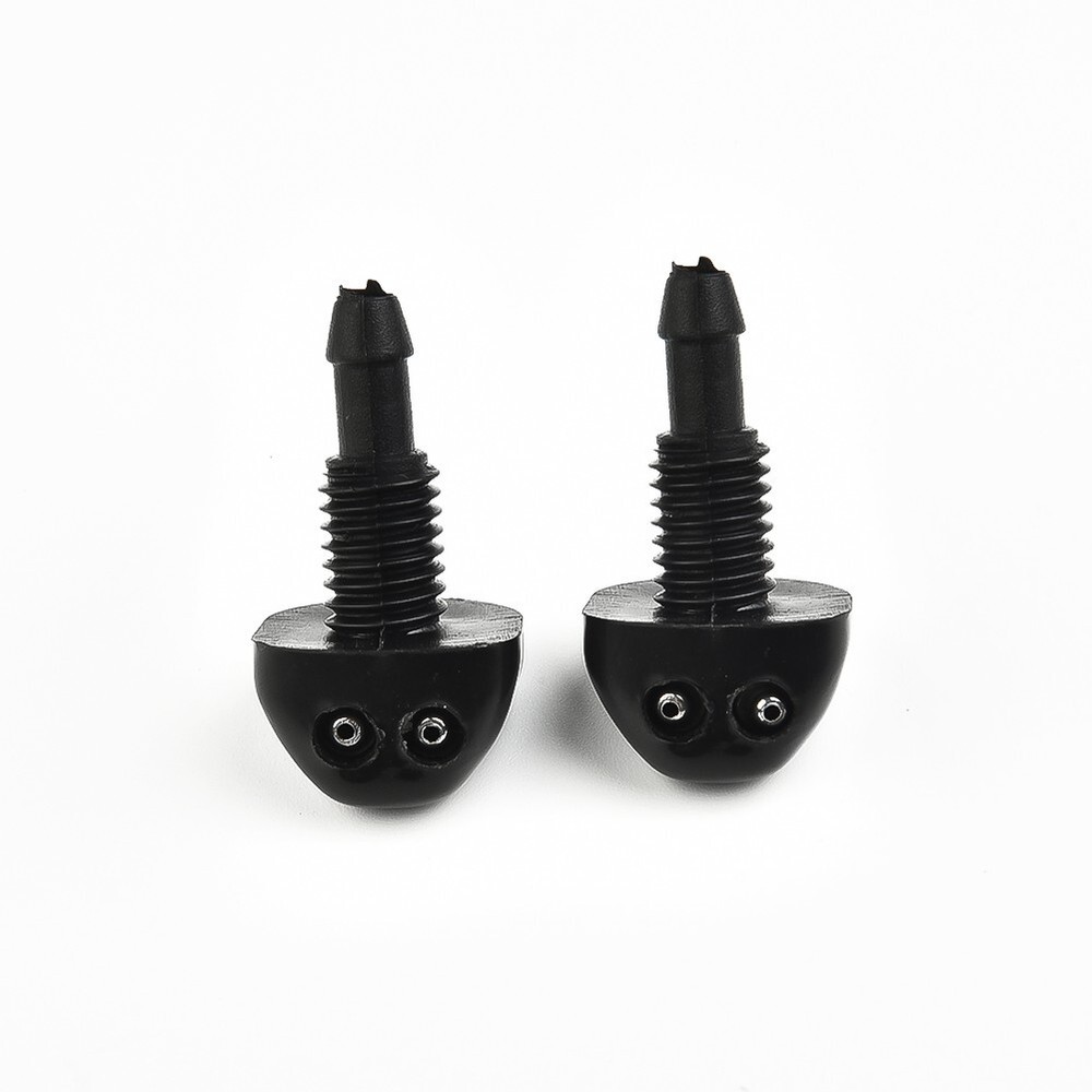 2*Universal Dual-Holes Windshield Washer Nozzle Wiper Water Spray Jet Adjustable