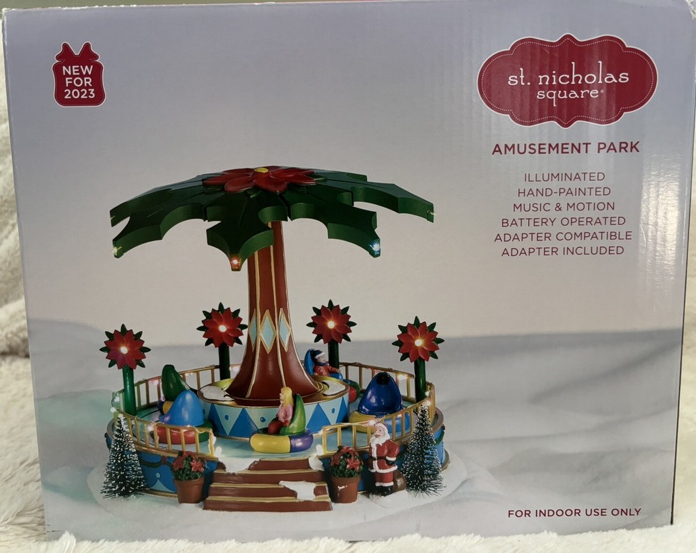 2023 St. Nicholas Square Amusement Park  Illuminated-Music&Motion Village New