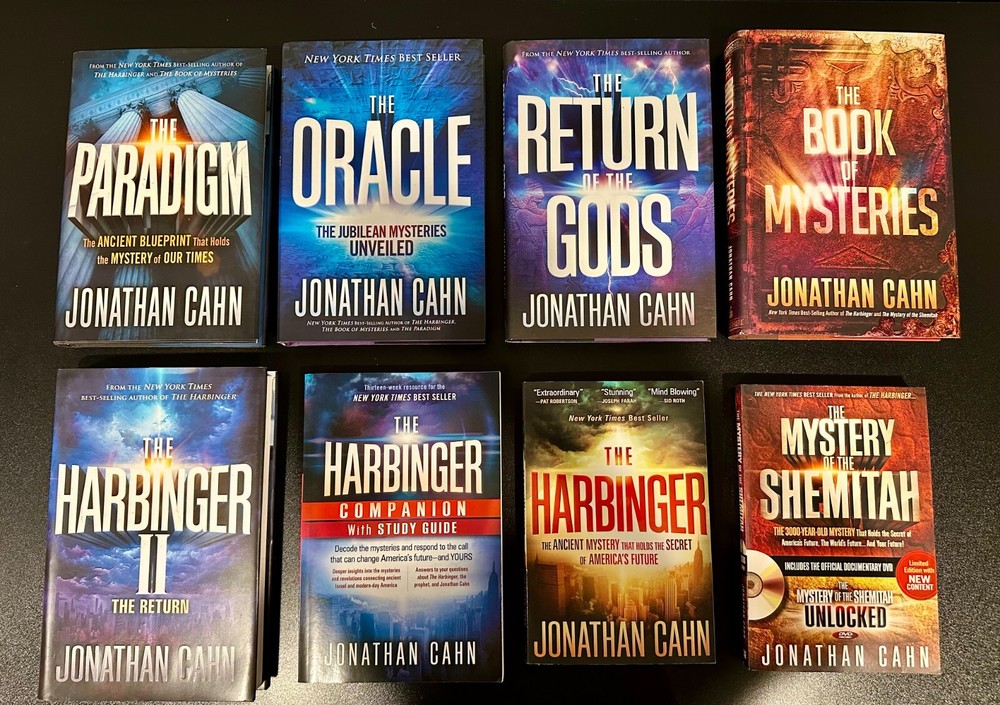 Jonathan Cahn 8 Book Lot (Return of the Gods, Oracle, Paradigm, etc)
