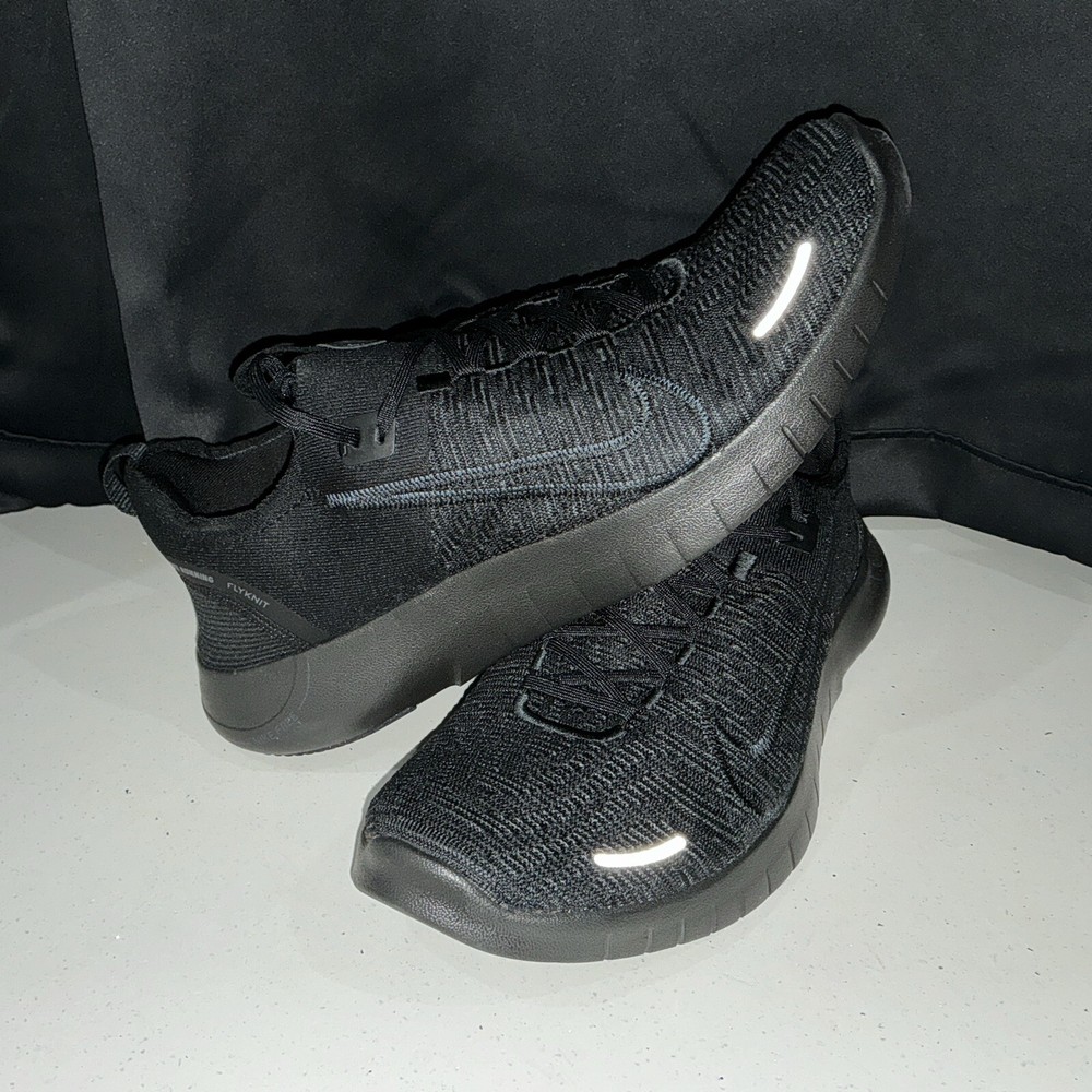 Nike Free Run Fk Flyknit Next Nature Black-Black-Anthracite FB1276-001 Sz 15