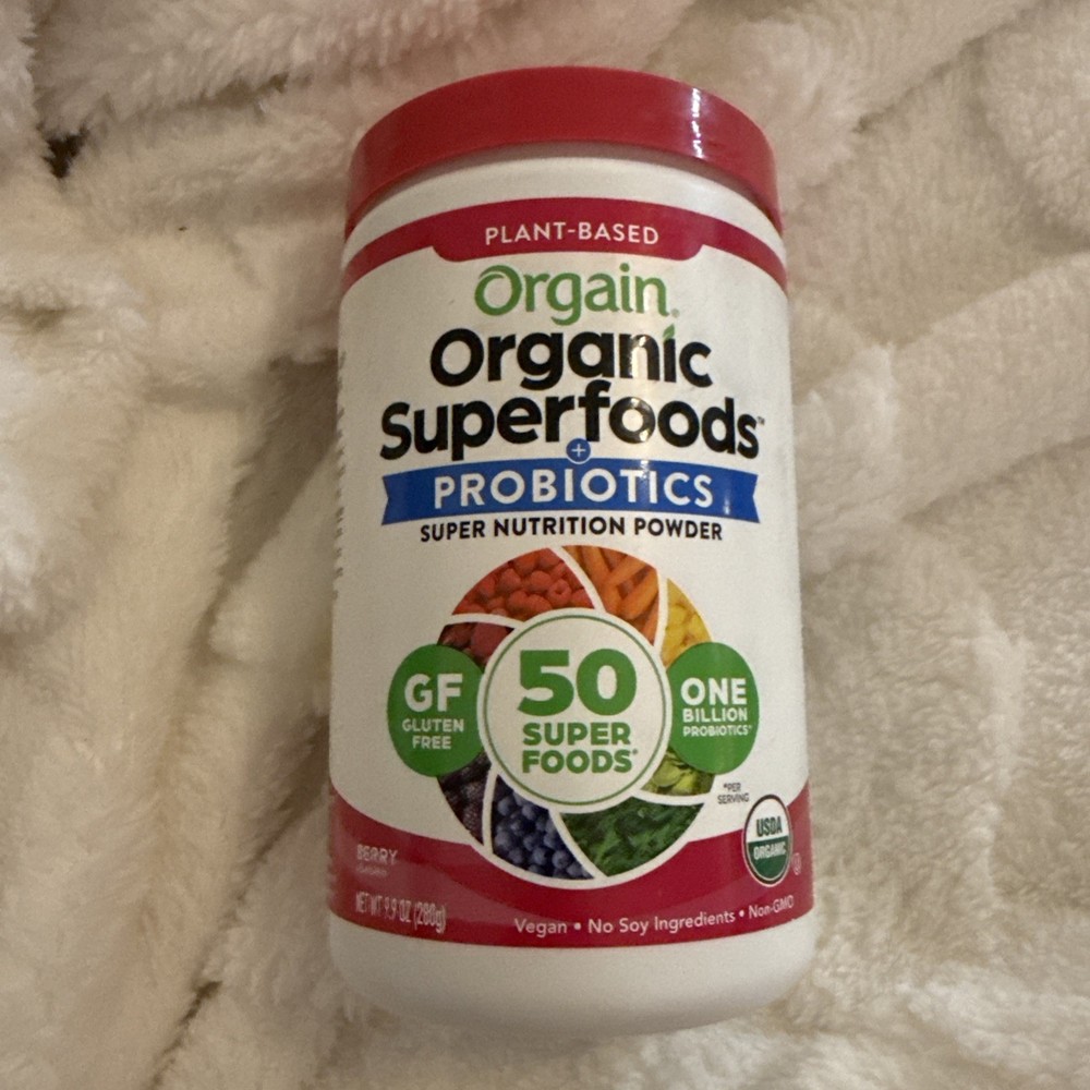 Orgain Organic Superfoods Berries Drink Powder, 9.92oz - 1 Count