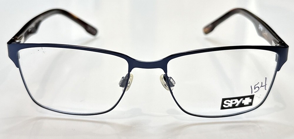 SPY+ Optics JAX Matte Navy Tortoise Mens Eyeglasses Frames 54-17-145mm