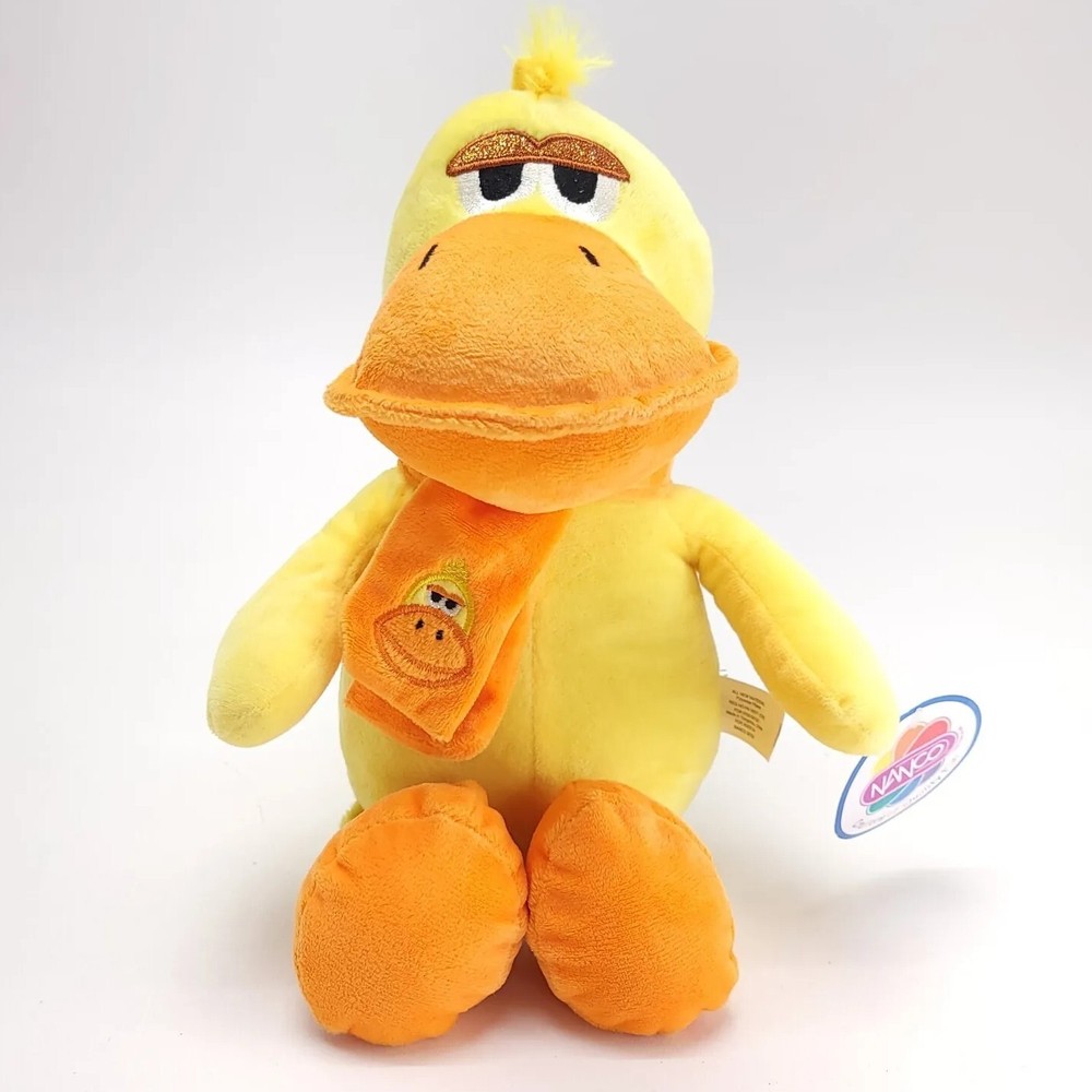 Nanco Yellow Duck Plush Stuffed Animal Orange Tie Quack Mallard Howard NWT
