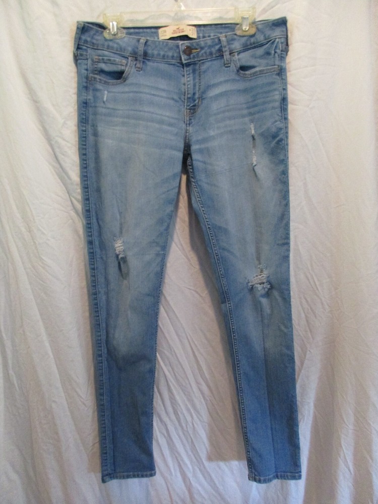 WOMENS HOLLISTER SUPER SKINNY JEANS   SIZE - 13R   W-31 L-30