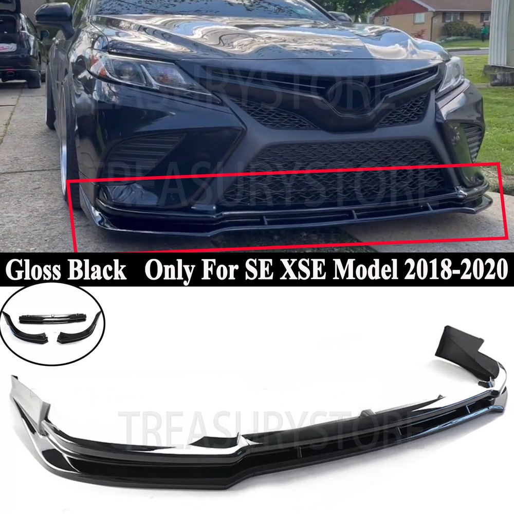 2018-2020 Camry SE/XSE Yofer Glossy Black V1 Front Bumper Lip Splitter