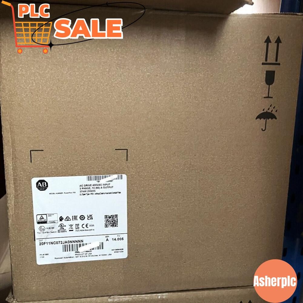 AB 20F11NC072JA0NNNNN AB PowerFlex 753 AC DriveAir Cooled AC Input US Free Tax