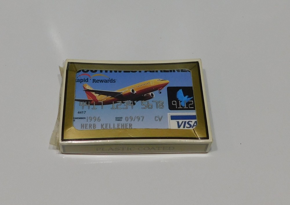 NEW Southwest Airlines Boeing 737 VISA Gemaco Bridge Custom Playing Cards USA