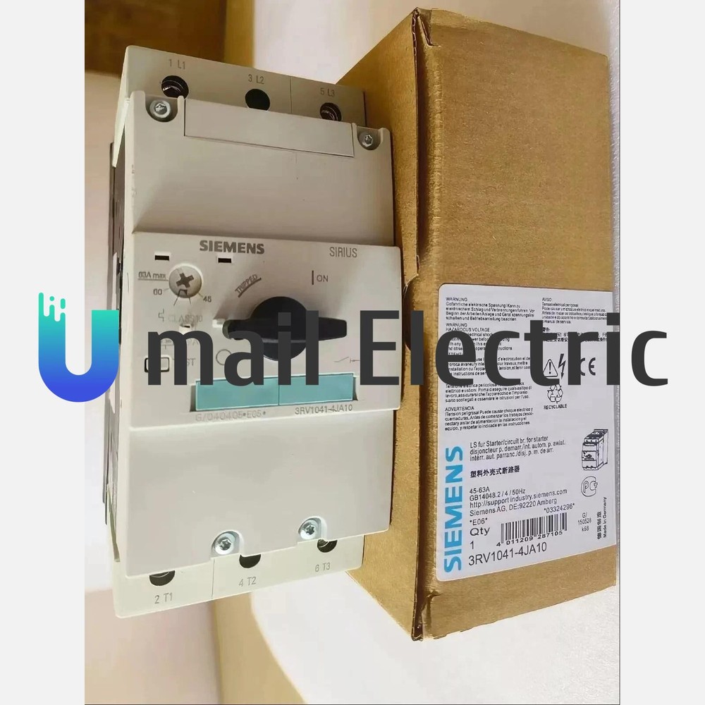 1PC New Siemens 3RV1041-4JA10 Circuit Breaker 3RV10414JA10 Expedited Shipping