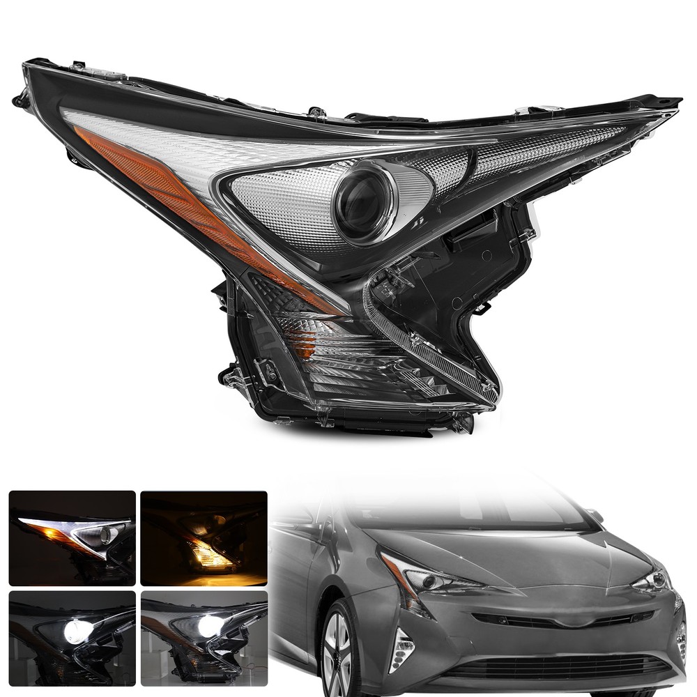 Passenger Side LED Headlight Lamp Assembly for 2016 2017 2018 Toyota Prius RH
