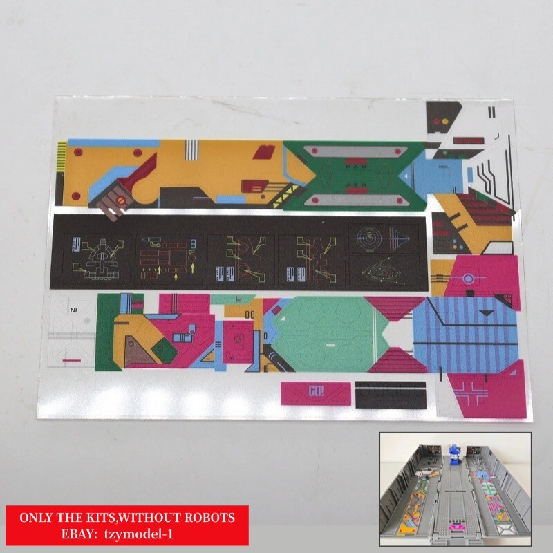 For SS86 OP Prime Upgrade Kit Trailer Interior Beautification Sticker-MSS STUDIO