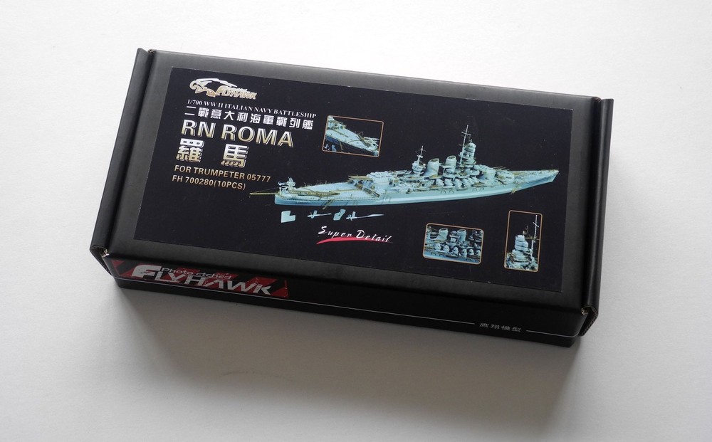 Flyhawk 700280 1/700 Italian Battleship RN Roma for Trumpeter top quality