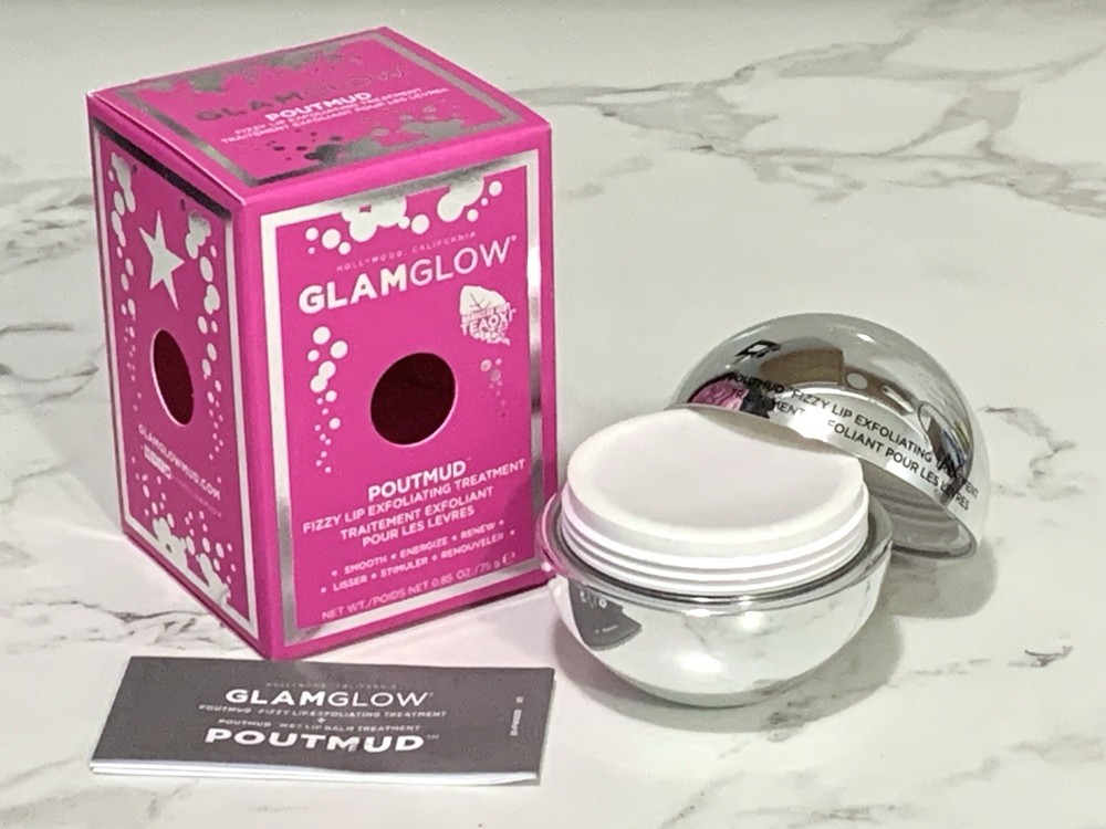 Glamglow Poutmud Fizzy Lip Exfoliating Treatment 0.85 oz~ Exfoliator/Scrub NIB