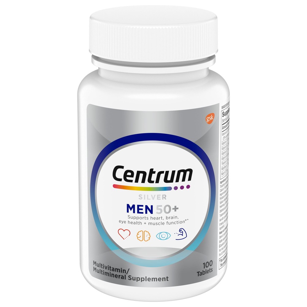 Mens 50 Plus Vitamins, Multivitamin Supplement