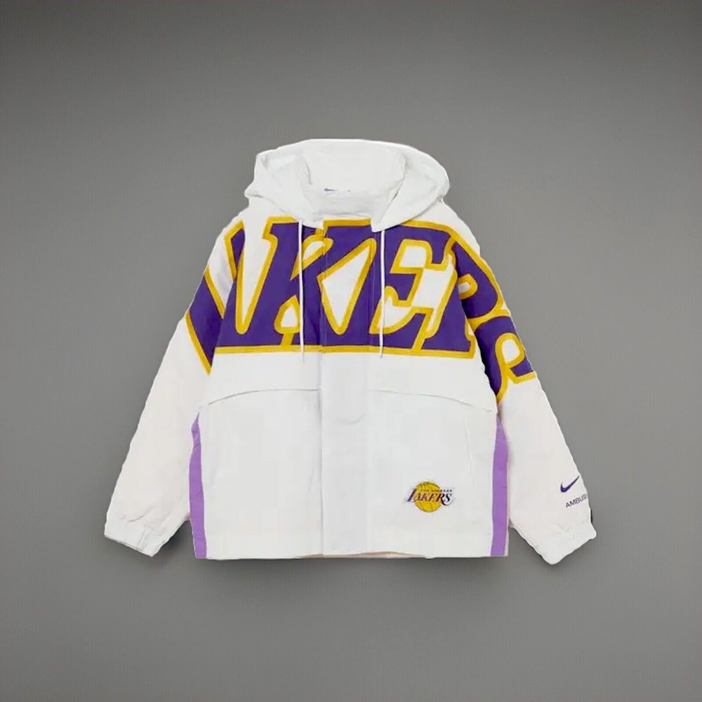 Nike x Ambush NBA Lakers Jacket Coat Women’s Medium NWT DB1617-121