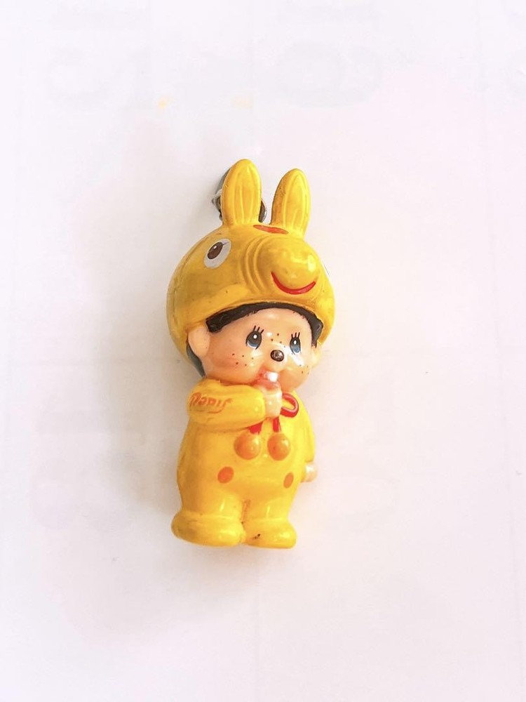 Monchhichi Rody Rabbit Costume Keychain Collectible Figure