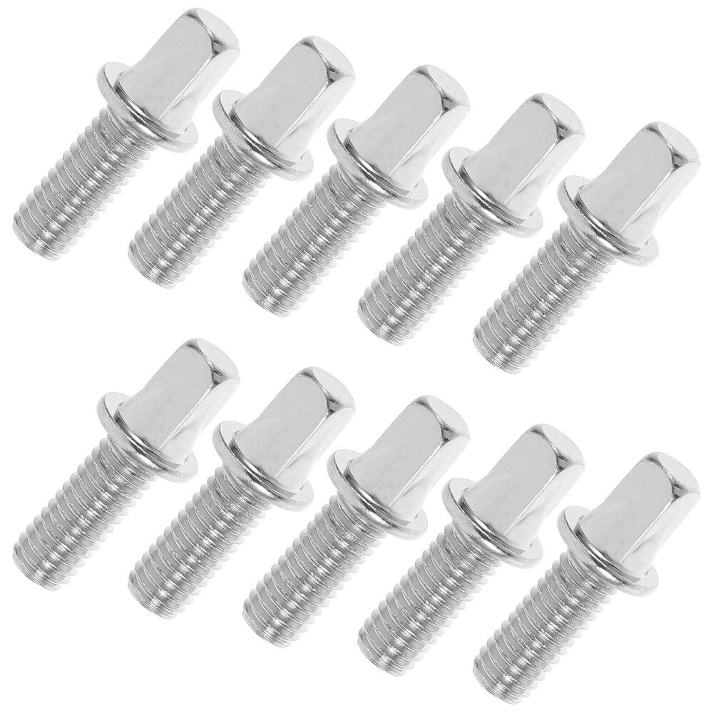 10pcs M6x10mm Drum Key Bolts for Snare Drum and Pedal Shaft Replacement
