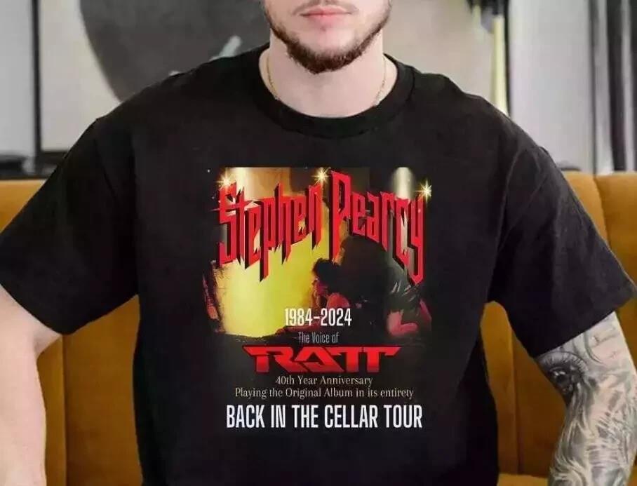 Stephen Pearcy Back In The Cellar 2024 Tour Essentials Shirt  Size S-4XL