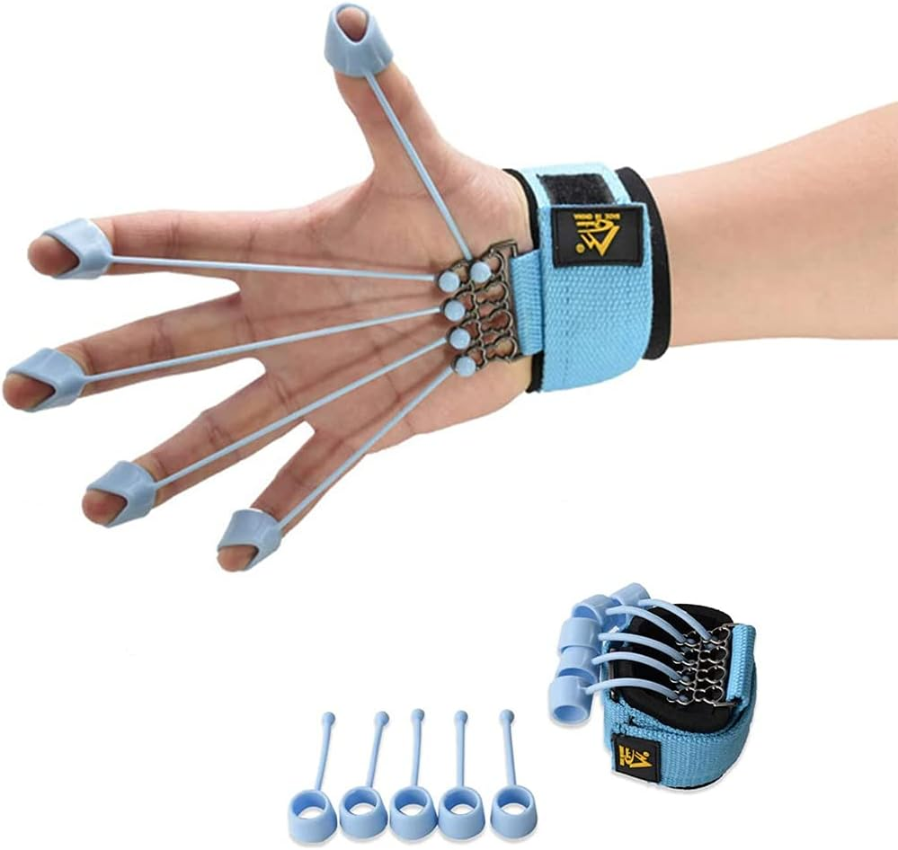 Finger Strengthener Hand Grip Strength Trainer Finger Extension Stretcher Exerci